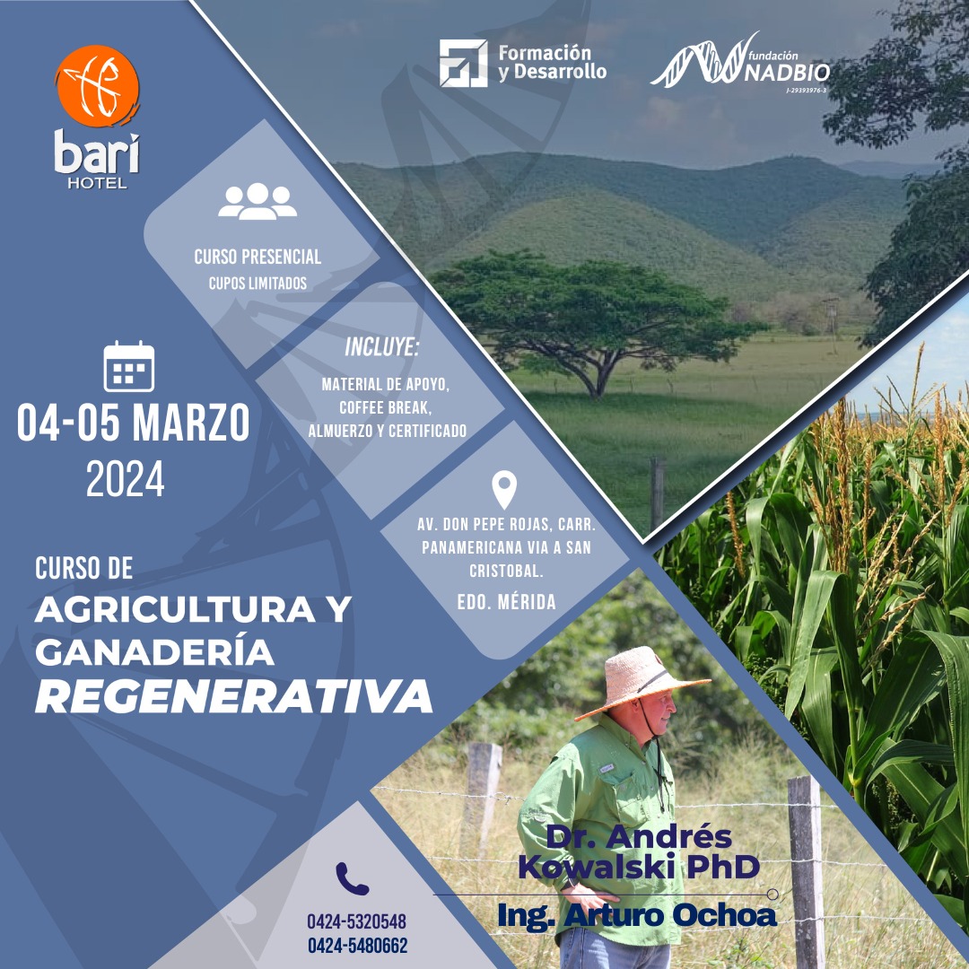 Agricultura y Ganadería Regenerativa.